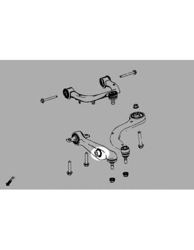 Front Lower Front Arm Bushing - Shock Tesla Model 3, Model y