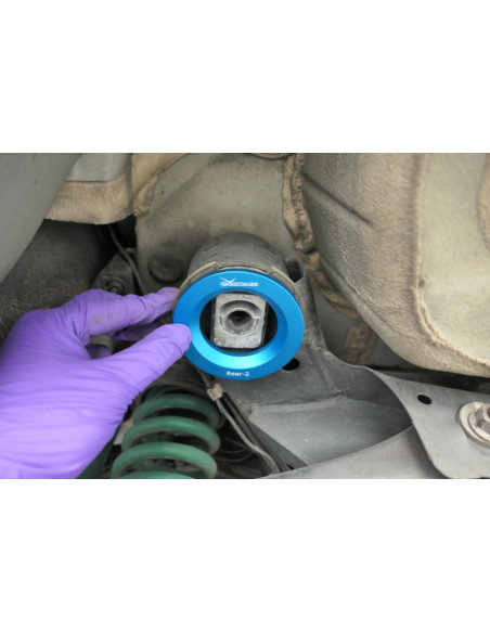 Inserto antivibrazione telaietto posteriore Hardrace BMW Serie 1 F20 F21 Serie 2 F4x F2x + M2 F87 Serie 3 F3x Serie 4 F3x