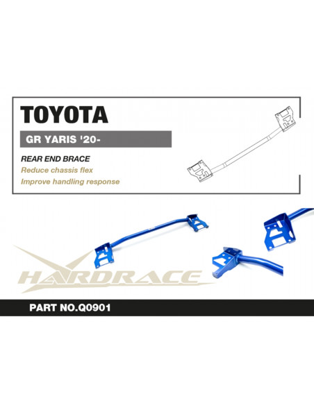 Rear End Brace Toyota Yaris / vitz