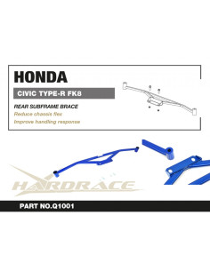 Rear Subframe Brace Honda Civic 2