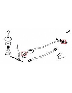 Boccola leveraggio cambio TPV Hardrace Honda Civic MK4/MK5/MK6 CRX MK2 Del Sol CR-X 2