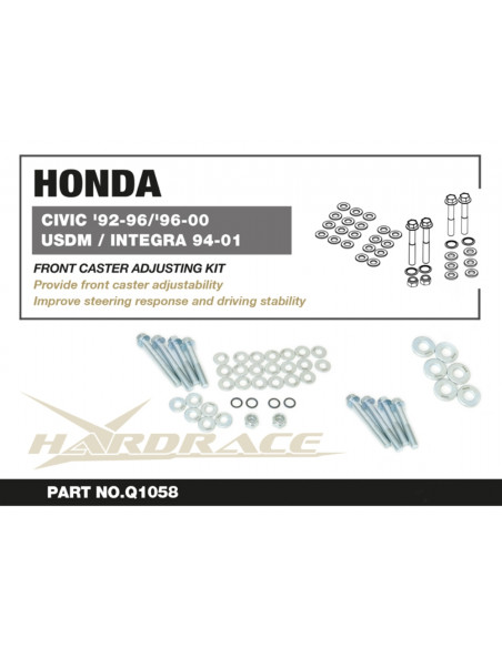 Front Caster Adjusting Kit Honda Civic, Integra