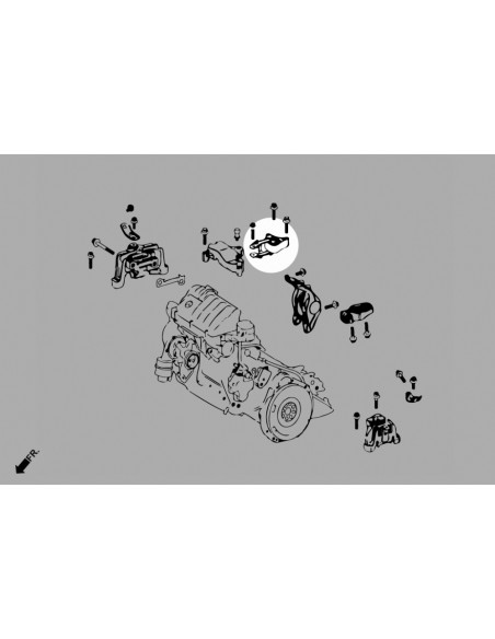 Right Upper Side Engine Mount Mercedes-benz A-class, B-class, Cla-class, Gla-class