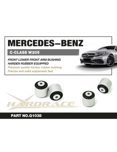 Boccola braccio inferiore anteriore Hardrace Mercedes Classe C W205 C43 C63/S Classe E W213 E43 E53 E63 GLC X253 GLC43/GLC63