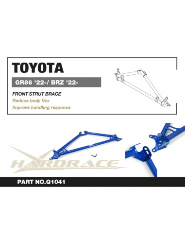 Front Strut Brace Toyota 86, Subaru BRZ