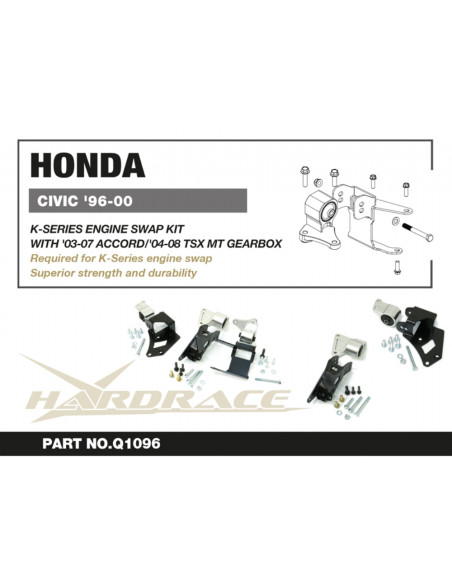 K-series Swap Engine Mount Kit Honda Civic
