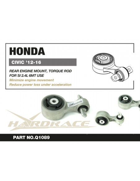 Supporto motore posteriore Hardrace Honda Civic MK9