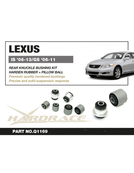 Boccola fusello posteriore Hardrace Lexus GS MK3 S190 IS MK2 XE20