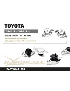 Supporti motore laterali dx e sx Hardrace Subaru BRZ ZD8 Toyota GR86 ZN8 2