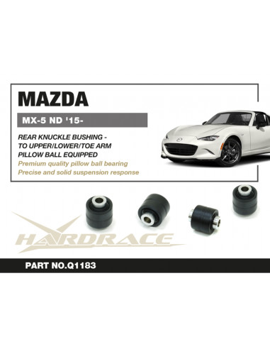 Rear Knuckle Bushing - Connect To Upper/lower/toe Arms Mazda MX-5 MIATA
