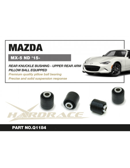 Rear Knuckle Bushing  -  Connect To Upper Rear Arms Mazda MX-5 MIATA