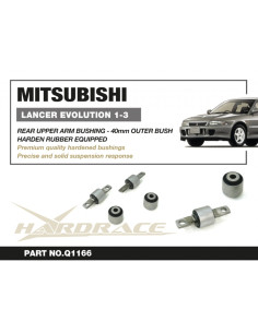 Boccola braccio superiore posteriore Hardrace Mitsubishi Lancer Evo I II III 2