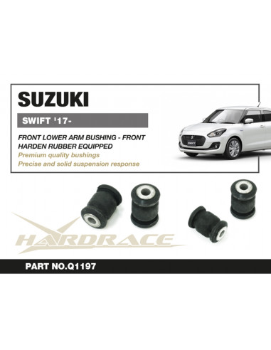 Boccola anteriore braccio inferiore anteriore Hardrace Suzuki Swift MK4 ZC33