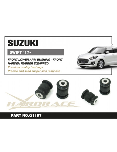Boccola anteriore braccio inferiore anteriore Hardrace Suzuki Swift MK4 ZC33