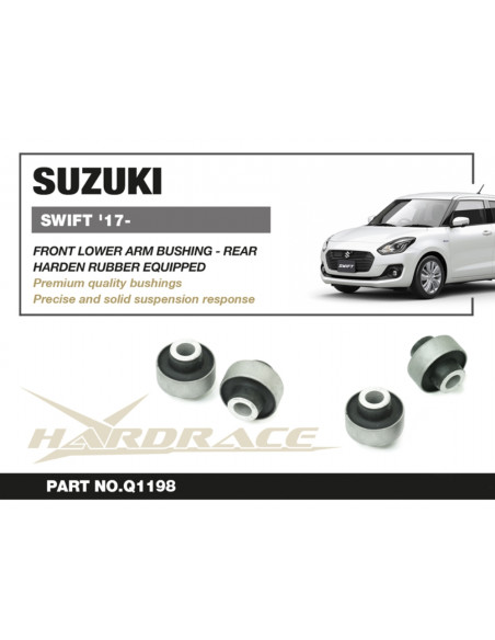 Boccola posteriore braccio inferiore anteriore Hardrace Suzuki Swift MK4 ZC33