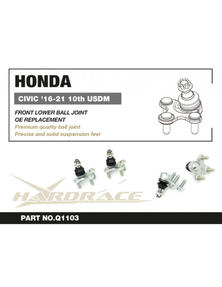 Front Lower Ball Joint Honda Civic, CR-V, Accord