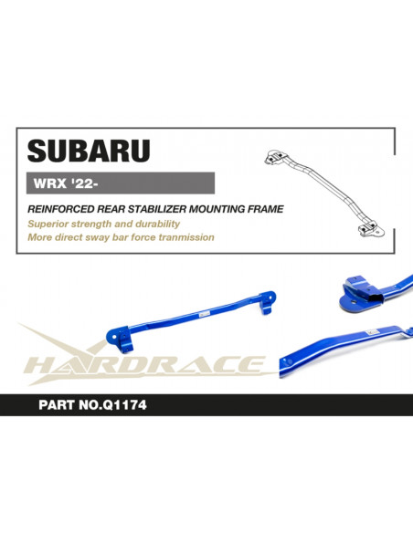 Rinforzato barra stabilizzatrice Posteriore Hardrace Subaru WRX STi VB