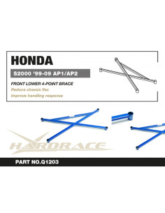 Front Lower 4-point Brace Honda S2000 2