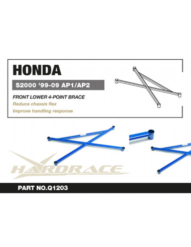Front Lower 4-point Brace Honda S2000