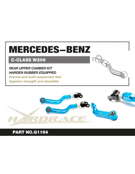 Kit camber superiore posteriore Hardrace Mercedes Classe C W206