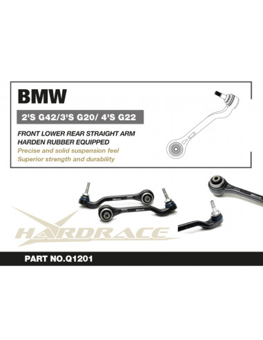 Braccio inferiore anteriore posteriore Hardrace BMW Serie 3 G20 G21 Serie 4 G22 G23 G26