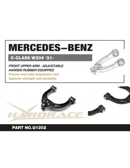 Kit camber superiore anteriore Hardrace Mercedes Classe C W206