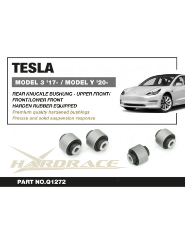 Boccola fusello anteriore superiore/inferiore Hardrace Tesla Model 3 Model Y