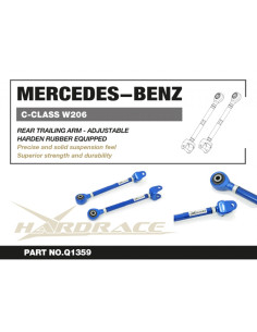 Braccio longitudinale posteriore inferiore Hardrace Mercedes Classe C W206 2