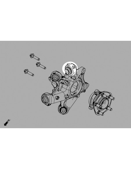 Rear Knuckle Bushing - Upper/lower Tesla MODEL 3, Model y