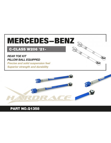 Kit regolazione convergenza posteriore Hardrace Mercedes Classe C W206