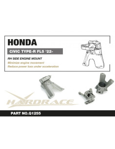Supporto motore lato destro Hardrace Honda Civic MK11 Type R 2