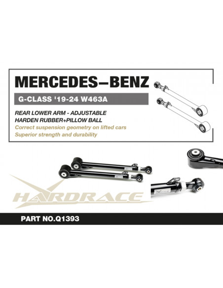 Braccio inferiore posteriore Hardrace Mercedes Classe G W463A