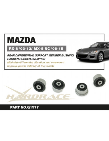 Rear Diff. Support Member Bushing Mazda RX-8, MX-5 MIATA