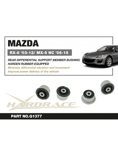Rear Diff. Support Member Bushing Mazda RX-8, MX-5 MIATA