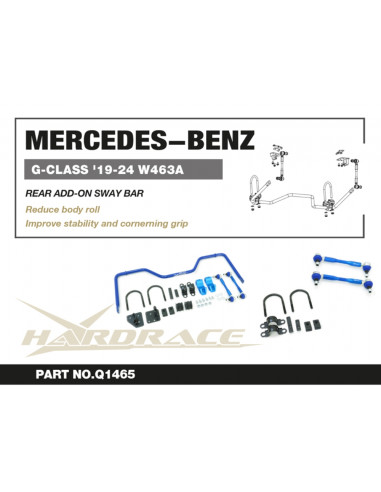 Rear Add-on Sway Bar Mercedes-benz G-class