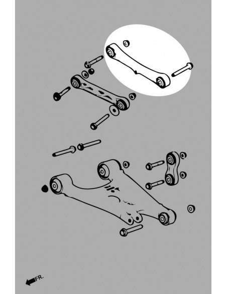 Rear Camber Kit Tesla Model s, Model x