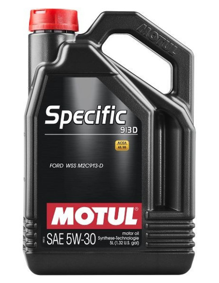 Olio motore Motul 5W30 Specific 913D - (Ford, Jaguar, Land Rover) (5L)
