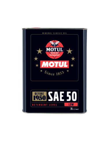 Olio motore Motul Historique - SAE50 (2L)