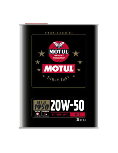 Motul Classic 20W50 - Olio motore Historique (2L)
