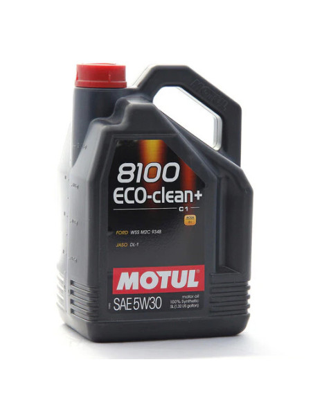 Motul 5W30 8100 Eco Clean + Engine Oil (Mazda DPF) 5L