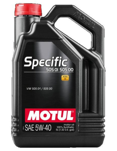 Olio motore Motul 5W40 Specific 505 01 505 00 (VAG Diesel) 5L