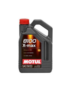 Motul 8100 X-Max 0W30 Engine Oil (5L) (Mercedes, Volvo)