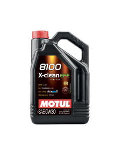Olio motore Motul 8100 X-Clean EFE 5W30 (5L) (Mercedes, BMW, Opel, Fiat)