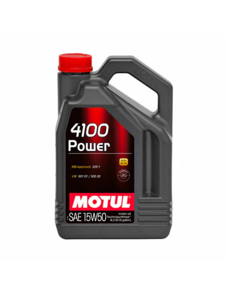 Motul 4100 Power 15W50 Engine Oil (5L) (Mercedes, Volkswagen)