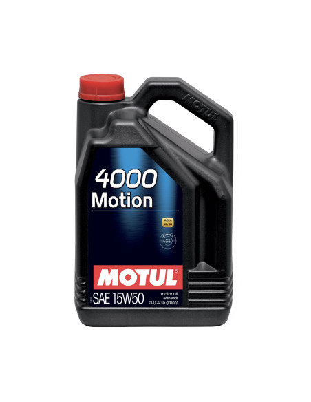 Motul 4000 Motion 15W50 Engine Oil (5L)