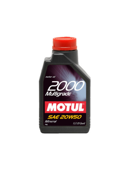 Motul 2000 Multigrade 20W50 Engine Oil (1L)