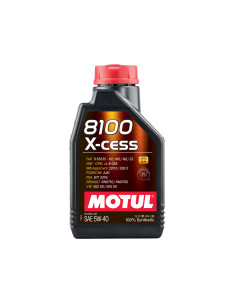 Olio motore Motul 8100 X-Cess 5W40 (Mercedes, Porsche, VW, GM...) 1L