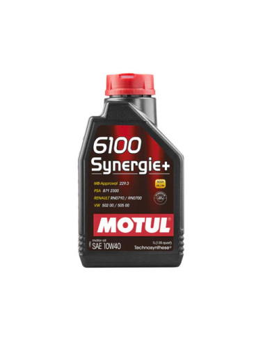 Olio motore Motul 6100 Synergie+ 10W40 (1 l) (Mercedes, Renault, VW, PSA)