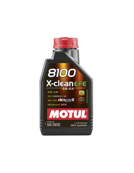 Olio motore Motul 8100 X-Clean EFE 5W30 (Mercedes, BMW, Opel, Fiat) 1L