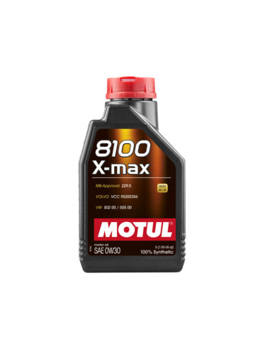 Motul 8100 X-Max 0W30 Engine Oil (Mercedes, Volvo) 1L